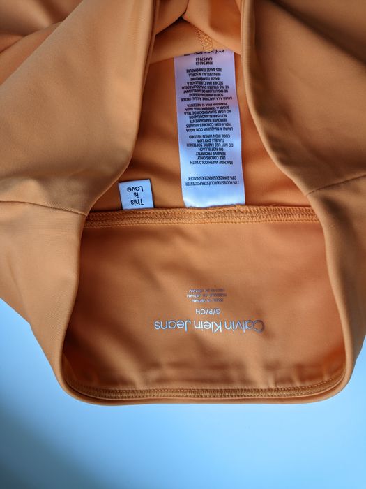 Calvin Klein Jeans велосипедки спортивні шорти жіночі помаранчеві 36