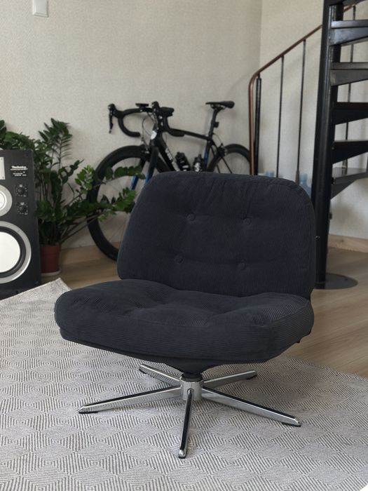 Fotel Devlinge Ikea czarny