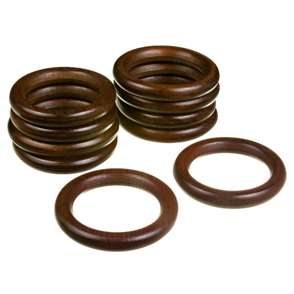 Varões de Cortinados em Madeira de Mogno Completos (Estrear)