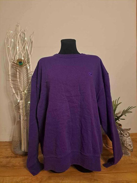 Fioletowa bluza marki Champion z serii Authentic  XL