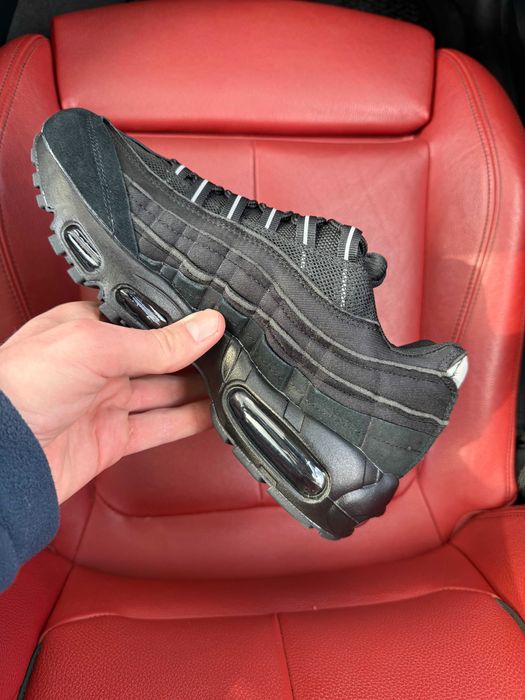 (ОПЛАТА ПІСЛЯ ОГЛЯДУ)Nike air max 95 x CDG Black Найк аір макс 95