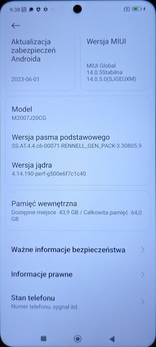 Telefon POCO X3 NFC + ładowarka