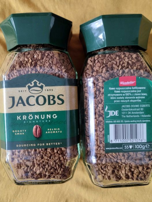 Kawa rozpuszczalna Jacobs Kronung Krönung 100g - 2 szt.