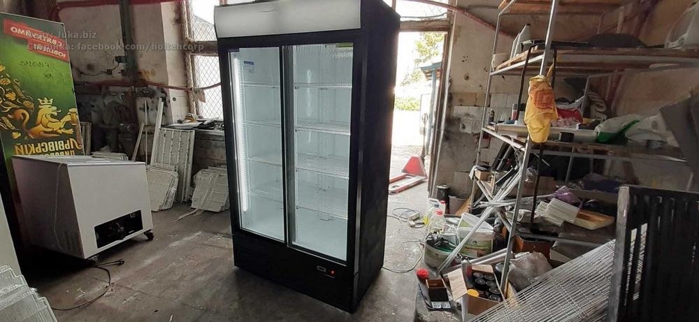 Холодильна шафа вітрина Klimasan S1200 Антрацит. Гар.60 днів, сервіс