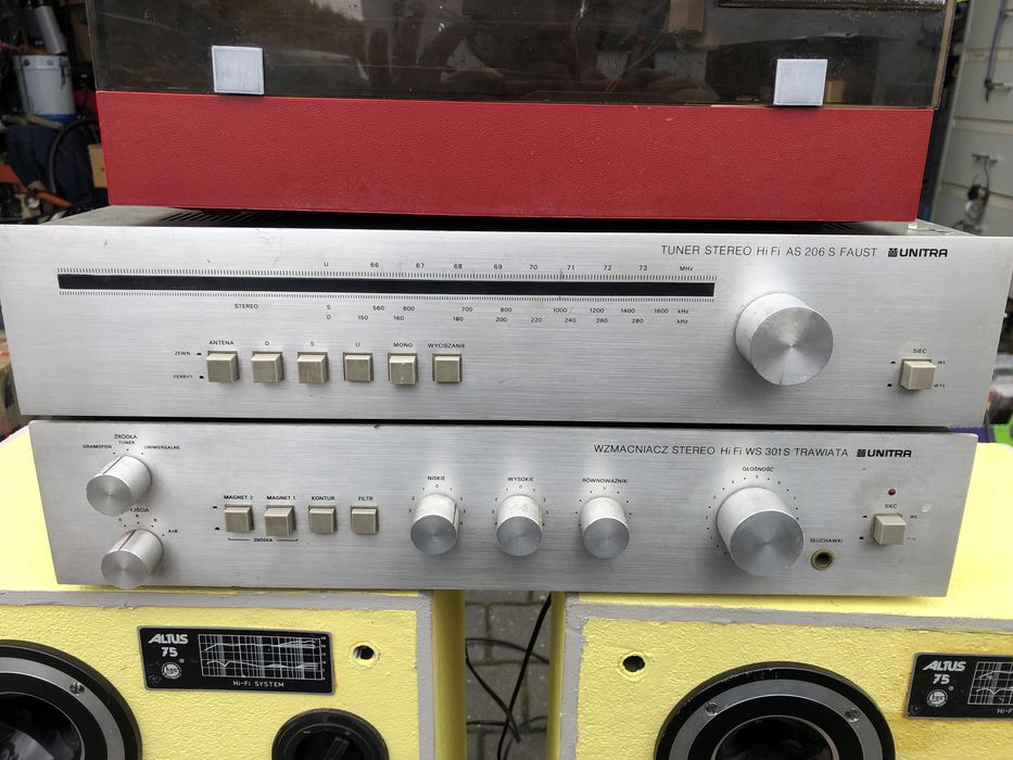 Wieża Unitra głośniki Altus 75