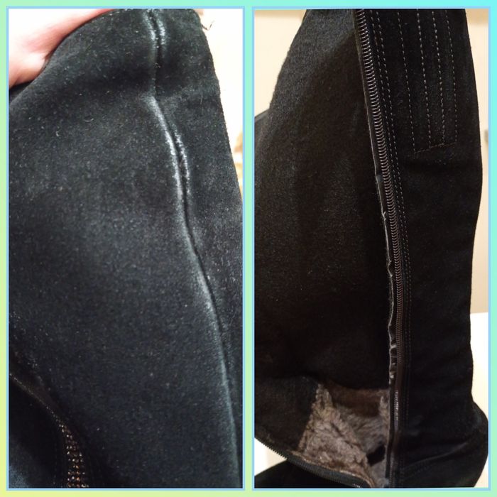 Чоботи зимові з натуральної замші