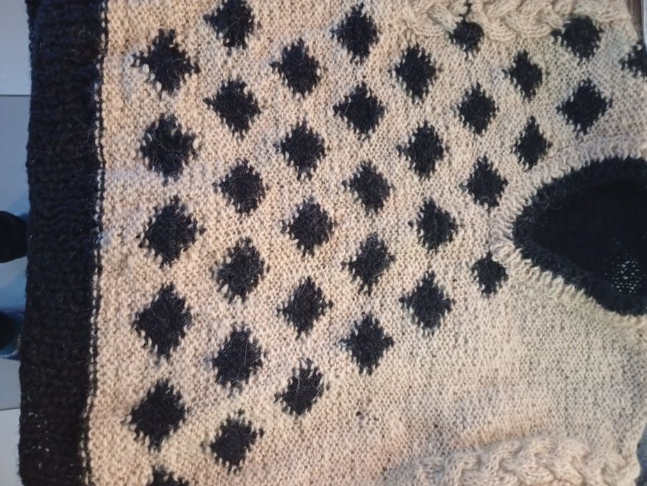 Swetr góralski, oryginał.