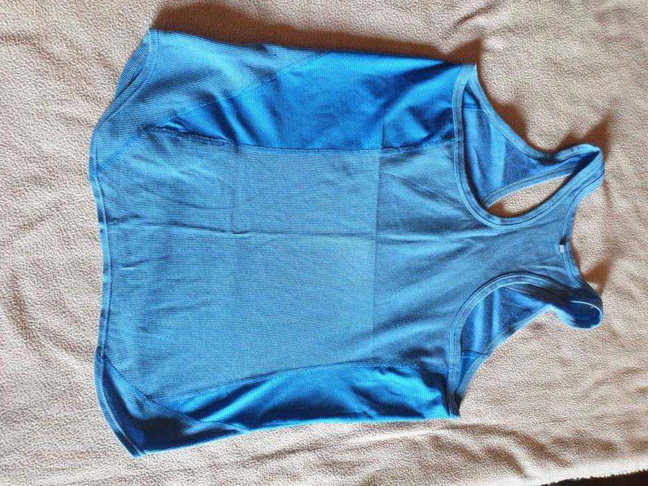 sportowa koszulka Nike na ramiączkach, niebieska