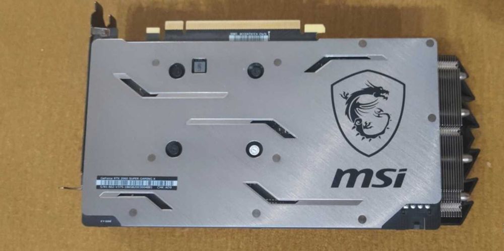 RTX 2070 Super Msi pudelko