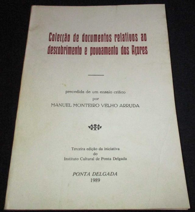 Vários Livros Açores História Etnografia