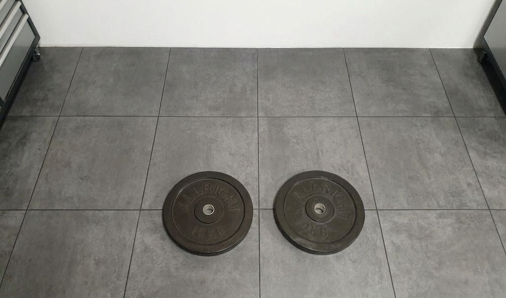 Obciążenie żeliwne ogumowane 10kg 2szt.