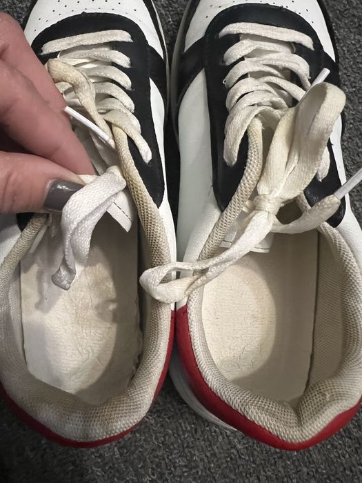 Кеды кожзам в нормальном состоянии