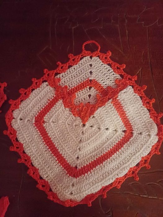 3 conjuntos de panos de renda feitos à mão, novos