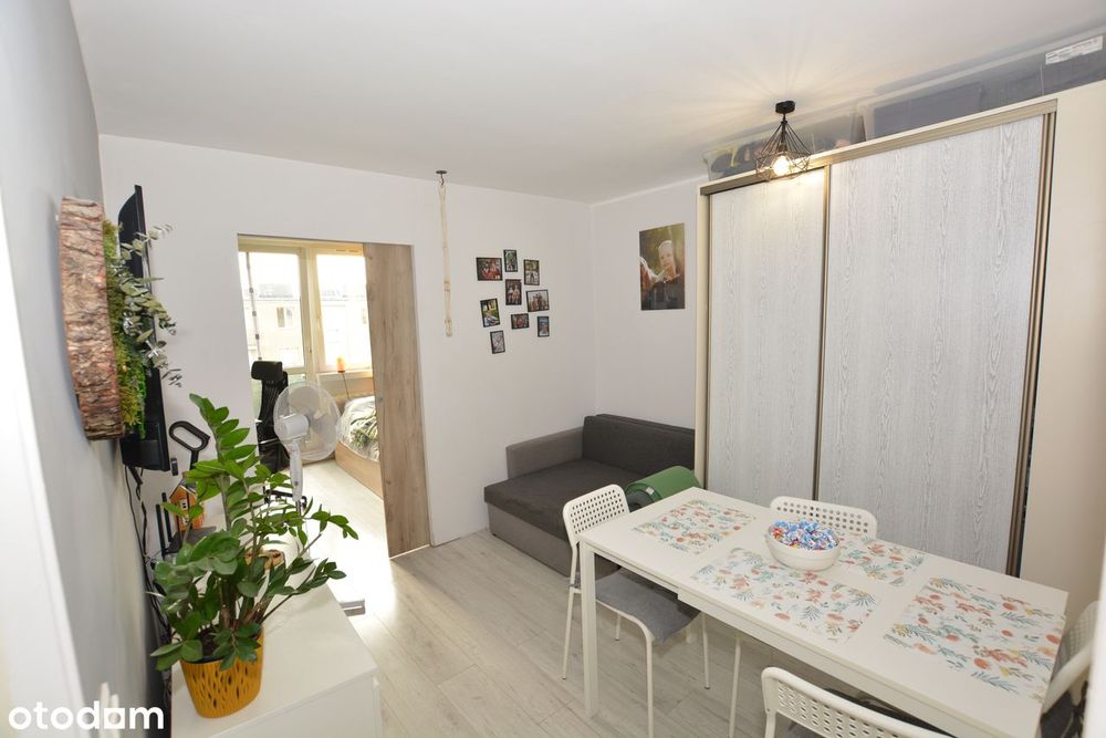 2 pokojowe mieszkanie z dodatkową jadalnią, 46m2, bez prowizji !