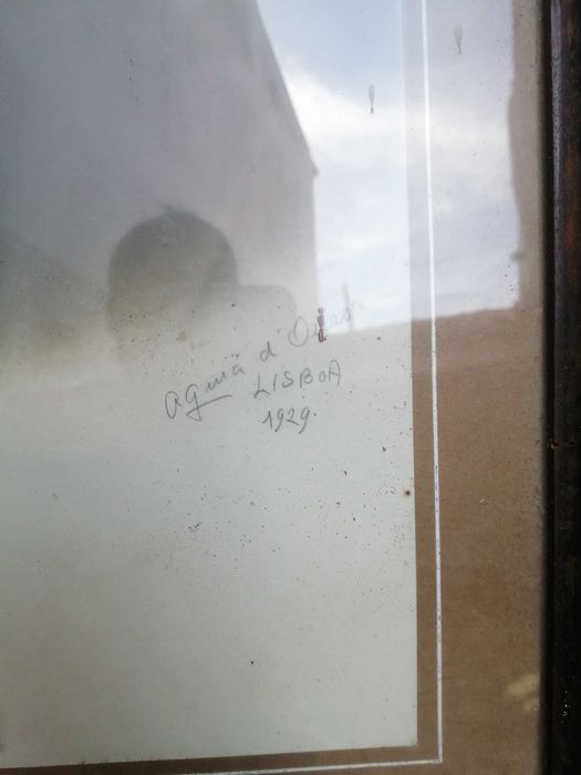 quadro fotografico antigo , aguiar d oiro 1929 , ver fotos