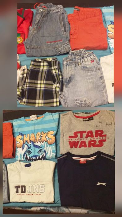 Lote de Roupa para Rapaz 6-7 anos