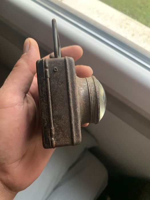 Lanterna antiga a funcionar policia alema anos 40