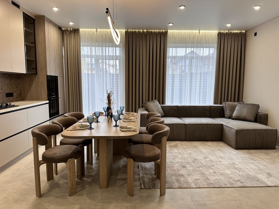 Сучасний Дуплекс з ремонтом, меблями і технікою під Києвом/4 кімнати