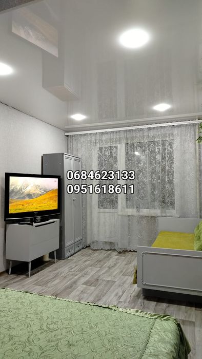 Подобово,погодинно однокімнатна квартира