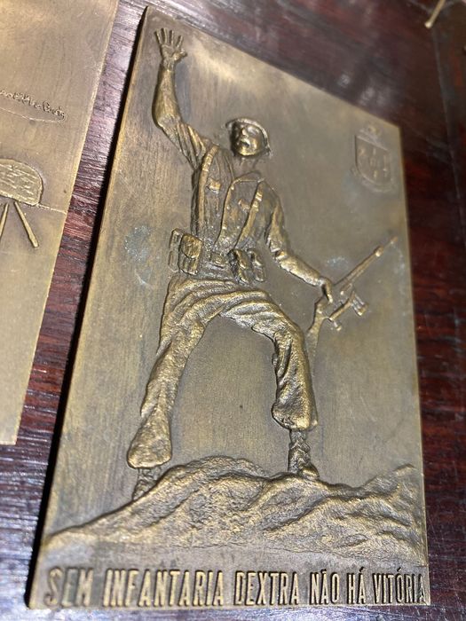 Medalhas Bronze 25 Infantaria Militares abril