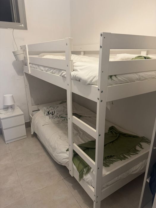 Beliche Com 2 Colchões, branco