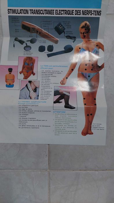 caixa eletrotermoacupunturista modelo 303 
marca doctron