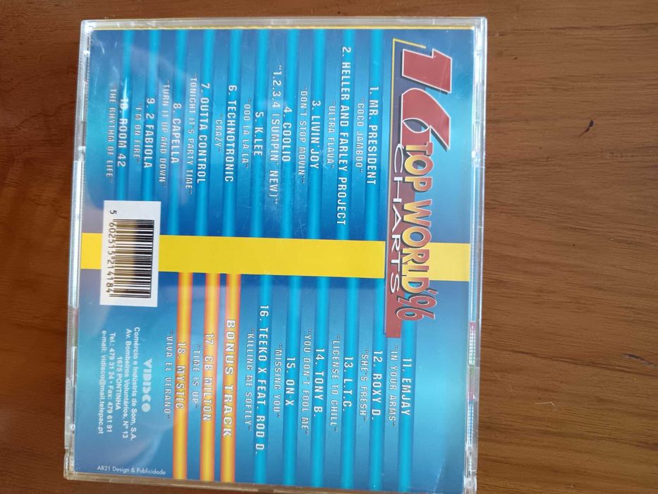 cd original - 16 top world - 96