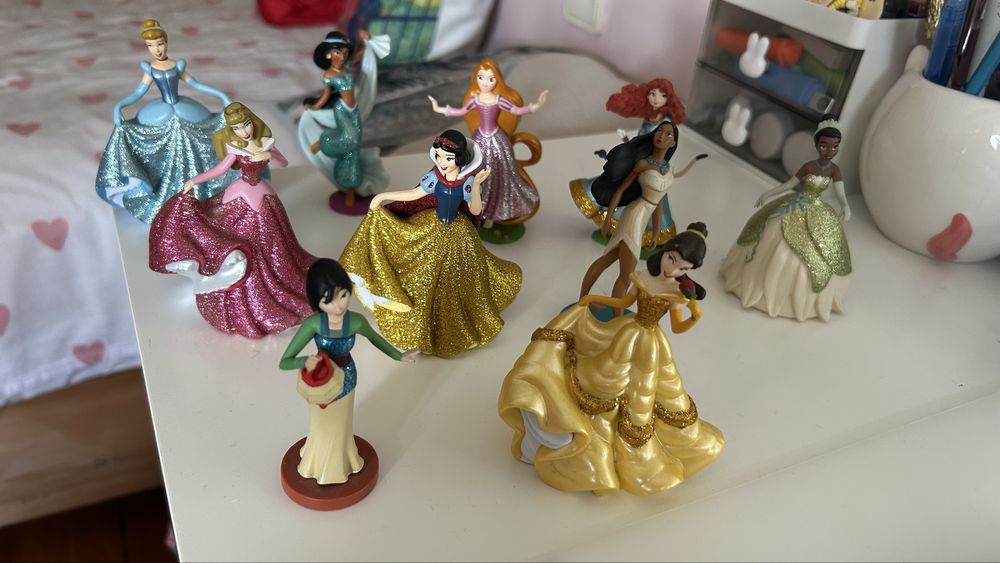 Original Disney figuras Colecionáveis - 10 princesas disney