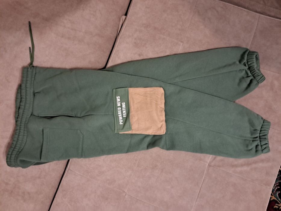 Штаны карго теплые на флисе джогеры L - Xl 34 - 36
