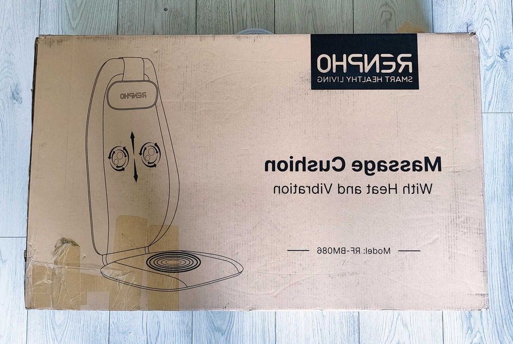 Mata masująca Renpho Shiatsu – Grzanie / Wibracje / Kształt S