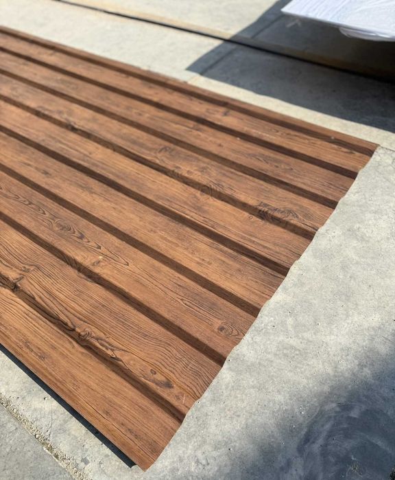 Blacha trapezowa T18 - DREWNOPODOBNA - Blacha cięta na wymiar!