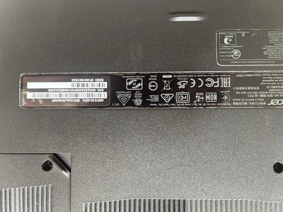 Acer nitro 5 - Leia a descrição