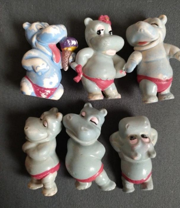 Kinder surprise Szczęśliwe Hipopotamy na plaży (Happy Hippos at the Beach)1988r.