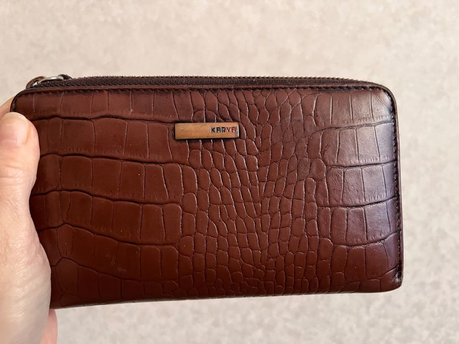 Кожаный женский кошелек Karya