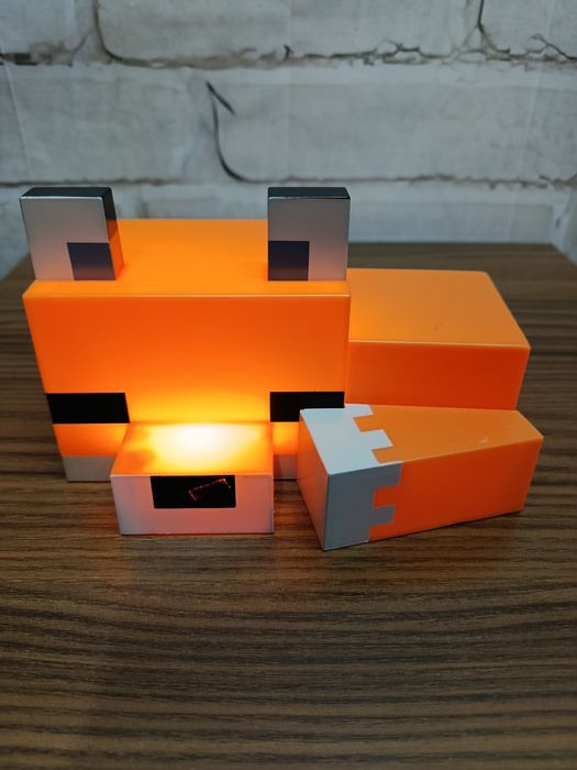 Lampka nocna Minecraft Fox Lisek