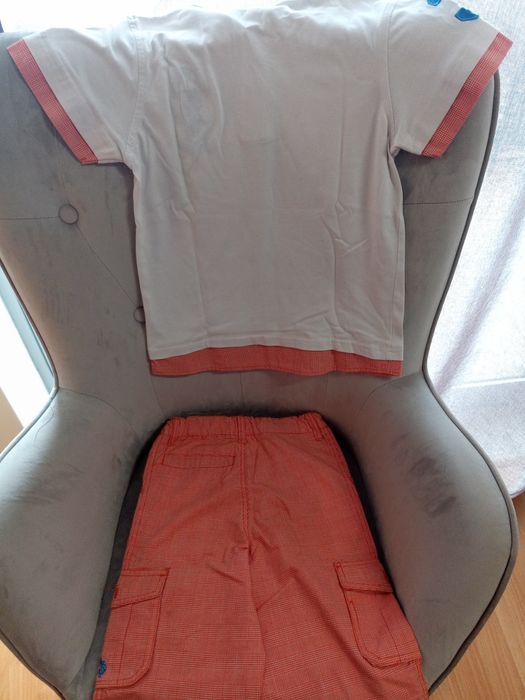 Conjunto calções e polo Ralph Lauren