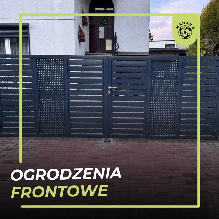 Ogrodzenia, przęsła spawane przęsła palisadowe nowoczesne ogrodzenie