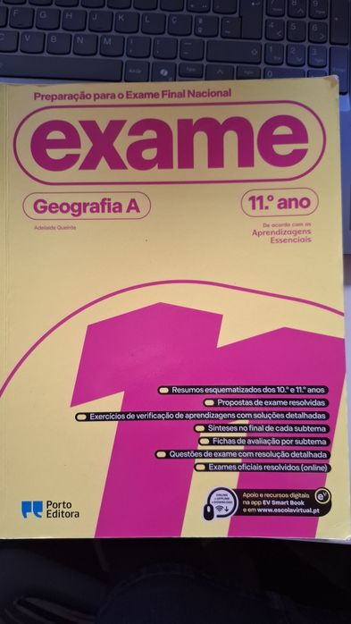 Exame final Geografia A 11 ano