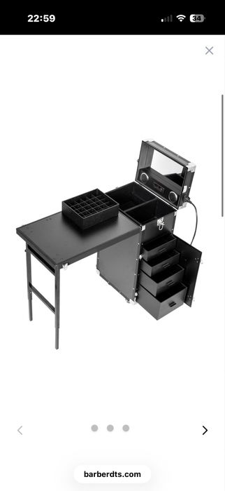 Mobilna walizka fryzjerska/barberska