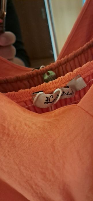 Vestido novo laranja xl
