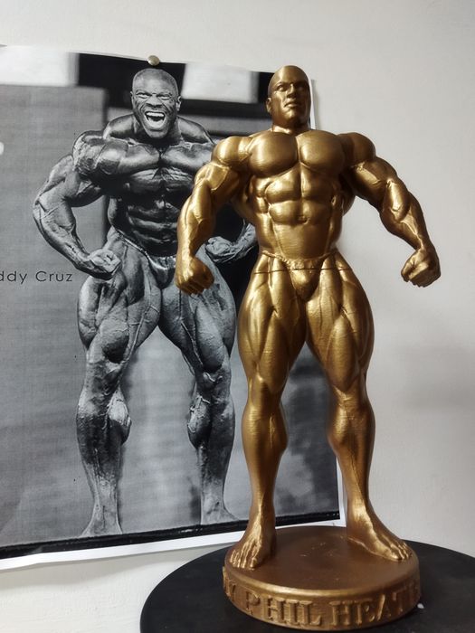 Phil Heath - Mr Olympia figurka 33cm z podstawką siłownia kulturystyka