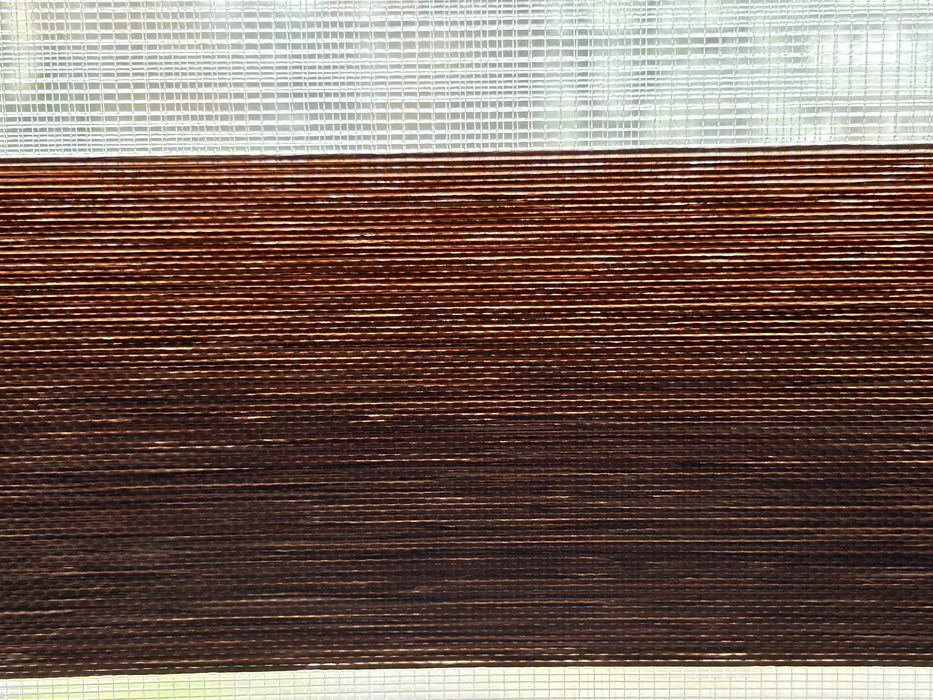 Roleta brązowa w zetawie 2 sztuki dzień i noc