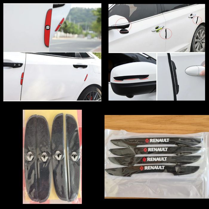 Proteção porta espelho carro c/ logo Seat Opel Citroen Peugeot Renault