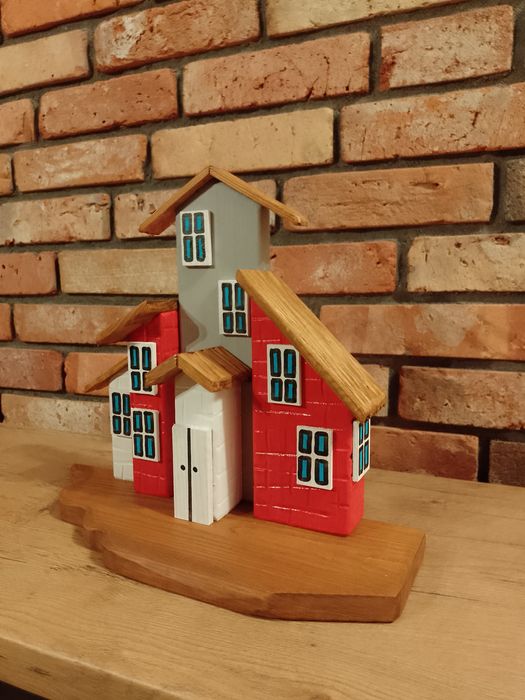 Domek drewniany dekoracja