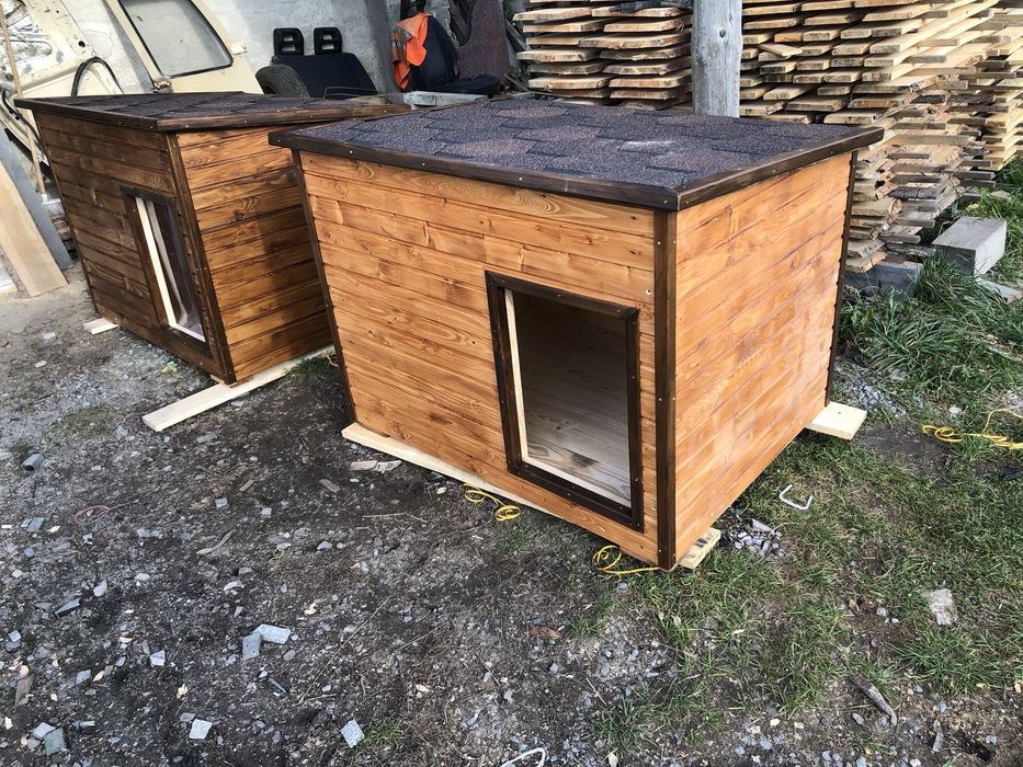 Утеплена будка для собаки 120х90х90