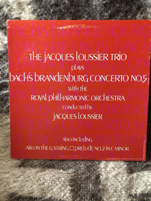 Пластинка The Jacgues Loussier Trio