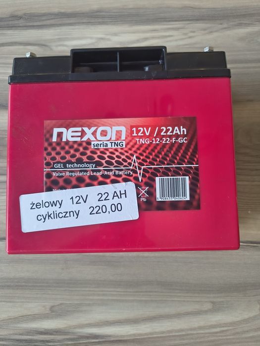 Akumulator żelowy 22Ah traktorek quad