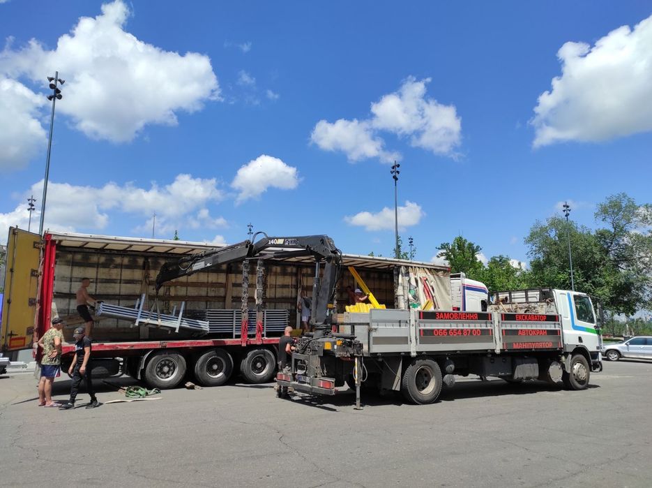 Услуги аренда автокрана, кран манипулятор, экскаватор, самосвал