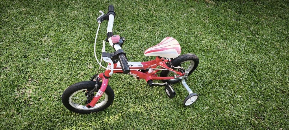 Bicicleta com rodinhas criança