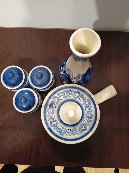 Komplet ceramiczny / Fajans /